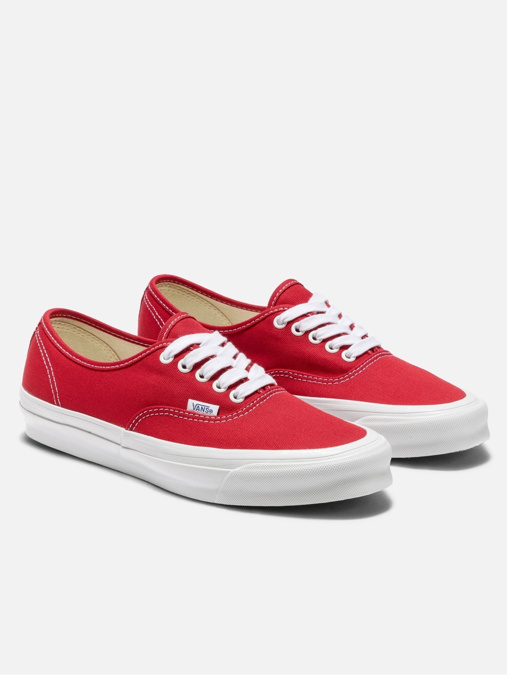 Vans LX Authentic Canvas Sneakers Red US Men6.5 US Women 8.0 24.5cm